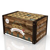 Bier-Adventskalender Holzoptik