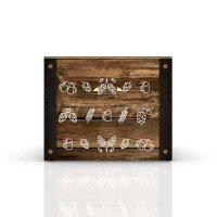 Bier-Adventskalender Holzoptik