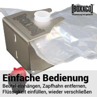 Abfüllhalter für Bag-in-Box-Beutel 120x120x100 mm