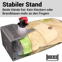 Abfüllhalter für Bag-in-Box-Beutel 120x120x100 mm