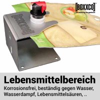 Abfüllhalter für Bag-in-Box-Beutel 120x120x100 mm