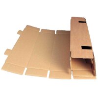 PREMIUM Flaschenkartons | 1 Flasche 0,75 - 1 L | 105x105x420 mm