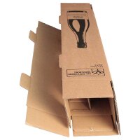 PREMIUM Flaschenkartons | 1 Flasche 0,75 - 1 L | 105x105x420 mm