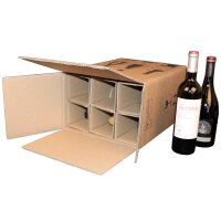 PREMIUM Flaschenkartons | 6 Flaschen...