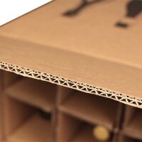 PREMIUM Flaschenkartons | 6 Flaschen 0,75 - 1 L | 305x212x368 mm
