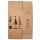 PREMIUM Flaschenkartons | 6 Flaschen 0,75 - 1 L | 305x212x368 mm