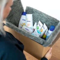 Folding boxes with fleece inlay | 580x380x200 mm | 44 litres