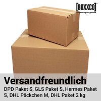 Single wall boxes 240x140x75 mm