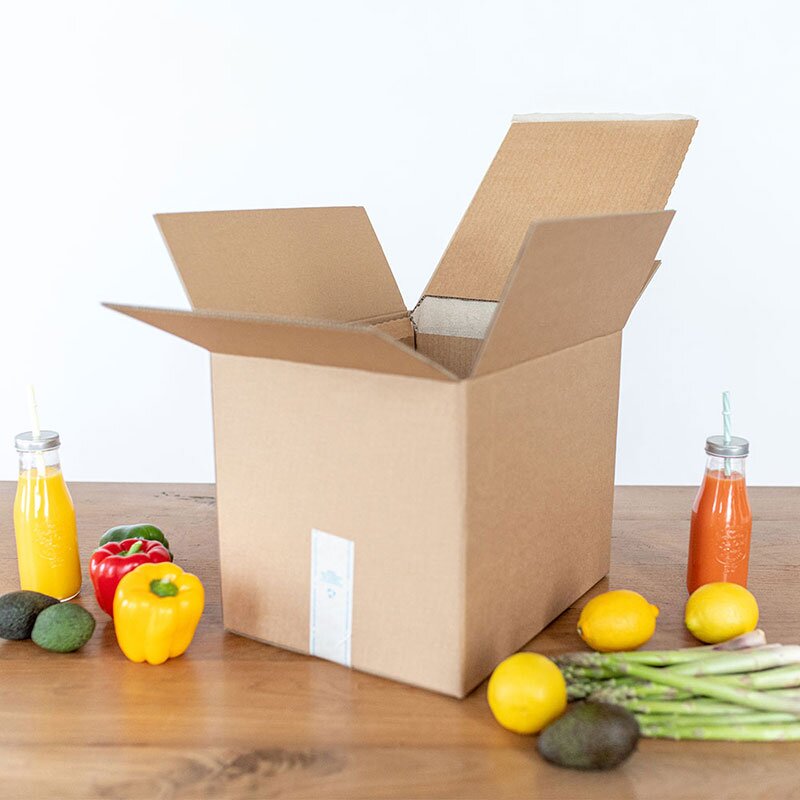 Folding boxes with 20 mm pulp inlay | 307x 227 x 230 mm | 15 litres