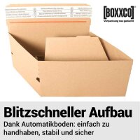 Automatikbodenkartons mit Aufreißperforation 230x160x50 mm