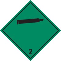 Gefahrgutetiketten | Stück Kl. 2 | Nicht...