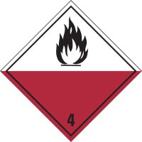 Gefahrgutetiketten | Stück Kl. 4 | Entzündliche...