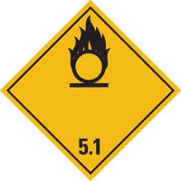 Gefahrgutetiketten | Stück Kl. 5.1 | Entzündend...