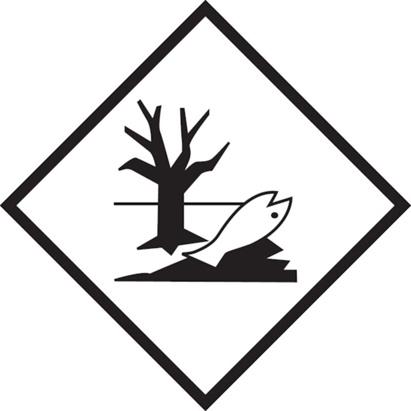 Gefahrgutetiketten | Stück Kl. 8 | Umweltgefährlich, 100 mm