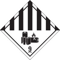 Gefahrgutetiketten | Rolle Kl. 9 | Lithiumbatterien
