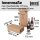 BOXXwell Flaschenversandkartons | 2 Flaschen 0,75 - 1 L | 202x102x380 mm