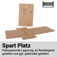 BOXXwell bottleshipping cartons | 3 bottles 0,75 - 1 l | 282x102x365 mm