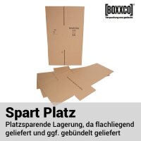 BOXXwell Flaschenversandkartons | 9 Flaschen 0,75 - 1 L | 310x285x380 mm