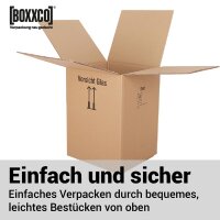BOXXwell Flaschenversandkartons | 9 Flaschen 0,75 - 1 L | 310x285x380 mm