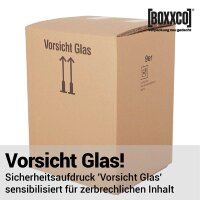 BOXXwell Flaschenversandkartons | 9 Flaschen 0,75 - 1 L | 310x285x380 mm