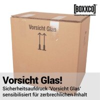 BOXXwell Flaschenversandkartons | 12 Flaschen 0,75 - 1 L | 410x285x380 mm