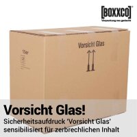 BOXXwell Flaschenversandkartons | 15 Flaschen 0,75 - 1 L | 515x285x380 mm