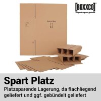 BOXXwell Flaschenversandkartons | 18 Flaschen 0,75 - 1 L | 610x285x380 mm