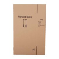 BOXXwell bottleshipping cartons without compartments | 3 bottles 0.75 - 1 l | 282x102x365 mm